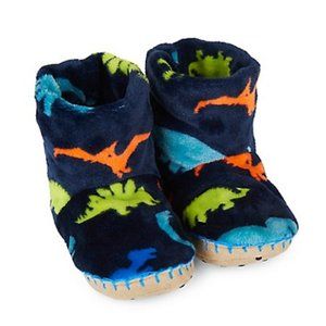 🌿Hatley Dinosaur Herd Slouch Fleece Slippers🌿